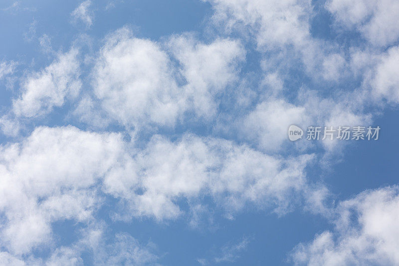 Nice weather, summery sky with some clouds